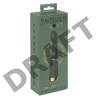 Зеленый стимулятор точки G Luxurious G-Spot Massager - 19,5 см.