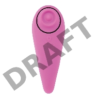 Розовый клиторальный вибромассажер FemmeGasm