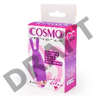 Лиловый вибромассажер с усиками Cosmo
