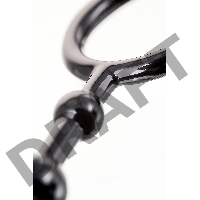 Анальная цепочка Toyfa A-toys Talis, TPE, черный, 28,3 см