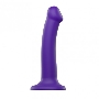 Фаллоимитатор Strap-On-Me Dildo Dual Density Semi-Realistic гнущийся, фиолетовый M, 18 см