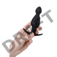 Анальная пробка A-Toys by TOYFA, размер M, силикон, черная, 11,5 см