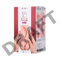 Мастурбатор реалистичный KOKOS DREAM 18 с двойным слоем, TPR, бежевый, 18,5 см