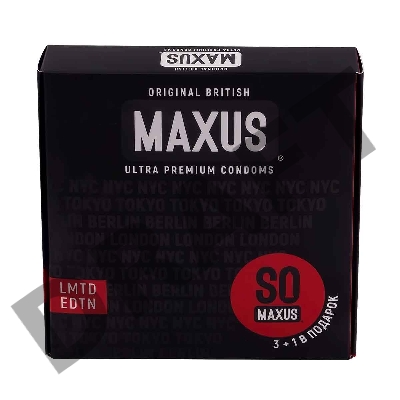 Презервативы в коробке MAXUS Welcome pack (4 уп по 3 шт)