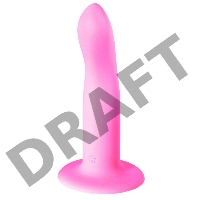 Нереалистичный дилдо Flow Stray Pink 2041-02lola