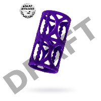 Насадка на пенис TOYFA A-Toys, силикон, фиолетовый, 7,5 см