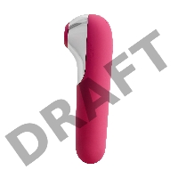 Вакуум-волновой бесконтактный стимулятор клитора Satisfyer Dual Love, силикон, красный, 16 см.