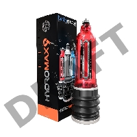 Гидропомпа Bathmate Hydromax 9 красная
