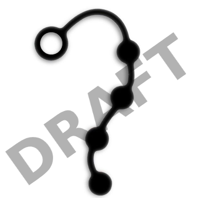 NEXUS Анальная цепочка Excite М черная