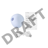 Вакуум-волновой бесконтактный стимулятор клитора Satisfyer Sugar Rush, силикон, голубой