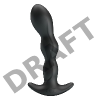 Анальный длинный вибромассажер - цепочка Baile PrettyLove Special Anal Massager