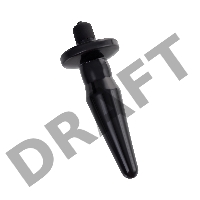 Анальная втулка TOYFA POPO Pleasure Lacerta с вибрацией, TPR, черная, 12,1 см