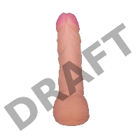 Фаллоимитатор неоскин на присоске FLEX & FIX SISTEM Lovetoy, TPR, телесный, 21 см