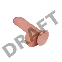 Фаллоимитатор неоскин на присоске FLEX & FIX SISTEM Lovetoy, TPR, телесный, 21 см