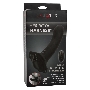 Черный женский страпон с вибрацией Me2 Remote Rumbler - 16,5 см.