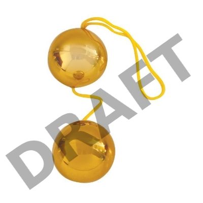 Золотистые вагинальные шарики Balls