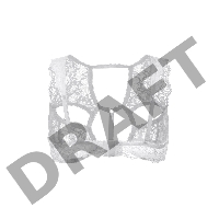 Бралетт кружевной Erolanta, белый (42-44)