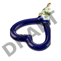 Нереалистичный фаллоимитатор Sexus Glass, стекло, прозрачный, 22,5 см
