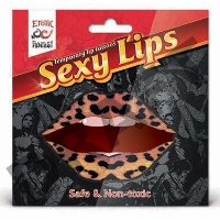Lip Tattoo Леопардовый