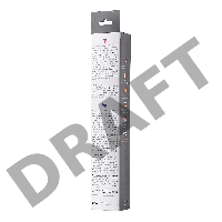 Анальная цепочка Toyfa A-toys Dang, силикон, черный, 27,6 см