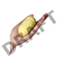 Мастурбатор нереалистичный MensMax CAPSULE 03 Kanoko, TPE, желтый, 8 см