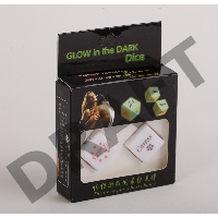 Светящиеся в темноте игровые кости для любовных игр