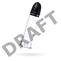 Помпа для пениса Erotist Man up pump, ABS пластик, прозрачная, 30 см