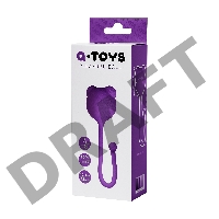 Вагинальный шарик A-Toys by TOYFA Tigo, силикон, фиолетовый, 12,4 см, Ø 2,7 см