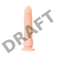 Фаллоимитатор RS Silicone Bradley C, телесный, 18,5 см