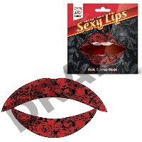 Lip Tattoo Алая роза
