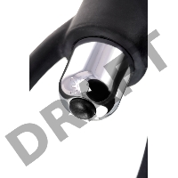 Анальная цепочка Toyfa A-toys Cheran, силикон, черный, 32,7 см