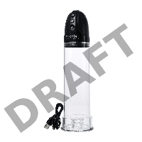 Помпа для пениса Erotist Man up pump, ABS пластик, прозрачная, 30 см