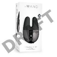 Черный вибратор с ушками Le Wand Double Vibe