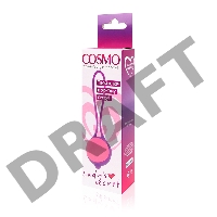 Фиолетово-розовый вагинальный шарик Cosmo