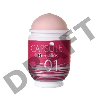 Мастурбатор нереалистичный MensMax CAPSULE 01 Dandara, TPE, розовый, 8 см