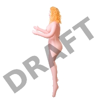 Кукла надувная Dolls-X by TOYFA Celine с реалистичной головой, блондинка, с тремя отверстиями