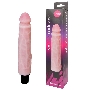 Вибратор Realistic Cock Vibe телесного цвета - 25,5 см.