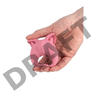 Перезаряжаемое кольцо для клиторальной стимуляции MiMi Animals Kitten Kiki Pink 7200-01lola