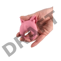 Перезаряжаемое кольцо для клиторальной стимуляции MiMi Animals Kitten Kiki Pink 7200-01lola