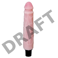Вибратор Realistic Cock Vibe телесного цвета - 25,5 см.