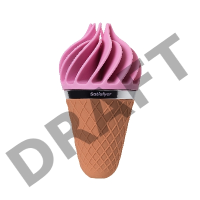 Вибромассажер Satisfyer layons Sweet Treat , силикон, розовый, 10,4 см.
