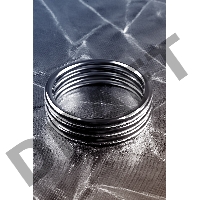 Кольцо на пенис TOYFA Metal, серебряное