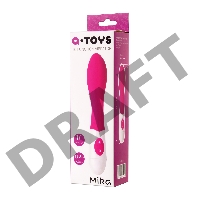 Нереалистичный вибратор TOYFA  A-Toys Mika, силикон, розовый, 19,8 см