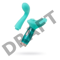 Нереалистичный вибратор Le Stelle PERKS SERIES EX-4, силикон, голубой, 16,5 см