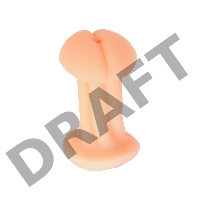 Кукла надувная Gabriella с реалистичной головой, брюнетка, TOYFA Dolls-X, с тремя отверстиями,  кибе
