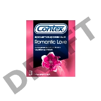 Презервативы с ароматом CONTEX Romantic - 3 шт.