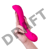 Нереалистичный вибратор LOVENSE Osci 2, силикон, розовый, 22 см