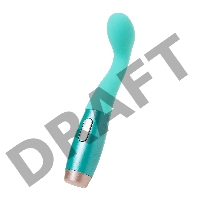 Нереалистичный вибратор Le Stelle PERKS SERIES EX-4, силикон, голубой, 16,5 см