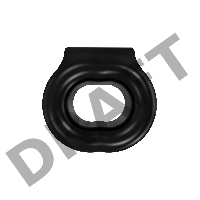 Виброкольцо на пенис Bathmate Stretch, elastomex, черный, Ø5 см