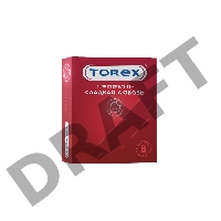 Презервативы сладкая любовь TOREX  латекс, №3, 19 см